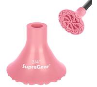 supregear Walking Cane Tip, 19 mm Heavy Duty Anti-Slip Cane Rubber Tips Replacement, Durable All Terrain Extreme Grip Foot Pad for Walking Sticks, 1-Pack/XL, Light Pink