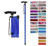 supregear Walking Stick - Adjustable Folding Walking Sticks for Women and Men - Lightweight Portable Collapsible Balancing Walking Aid - Travel Walking Cane for Ladies Elderly Adults