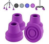 supregear Walking Stick Rubber Ferrules (4-Pack) - 13mm Replacement Feet for Walking Cane - Accessories for Walking and Standing Stick for Women, Men, Seniors, Elderly