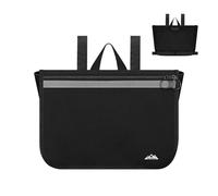 supregear Wheelchair Carry Bag - Accessories Pouch for Rollator, Walkers, Power Wheel Chairs and Knee Scooters - Side Armrest Storage Organizer for Elderly Seniors - Lightweight Portable Travel Tote