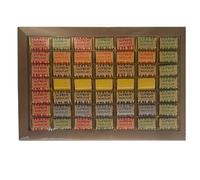 Suprem Nougat | 49 Pieces, Hard and Soft Nougats by Montelimar | Assorted, Classic and Chocolate | Transparent Box 490 g | Almonds and Lavender Honey | Sweet Craft Gift