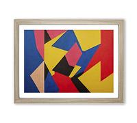 Suprematism Art Abstract Vol.1 Framed Print | A2 Oak Framed Wall Art | Ready to Hang | Abstract Historical Picture | Living Room Bedroom Lounge Office