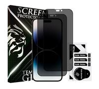 Supreme 2 PACK - Privacy Anti Spy Screen Protector for iPhone 14 Pro Max - Edge to Edge Full Coverage-Tempered Glass - Screen Guard Cover -Privacy Screen Shield Compatible with iPhone 14ProMax