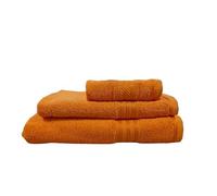️ Supreme 3 piece Matching Towel Set for Bathroom 500GSM Super Soft Cotton Collection Pack contains 1 face flannel, 1 hand towel, 1 bath towel Absorbent and Quick Dry towels (ORANGE)