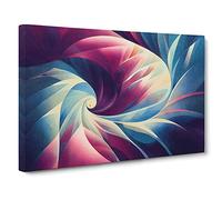 Supreme Abstract Fractals Canvas Print | Gallery Wrapped 30mm Frame Wall Art | 30x20 inches | Ready to Hang | Abstract Picture | Living Room Bedroom Lounge Office