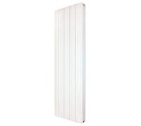 Supreme Aluminium Designer Radiators Central Heating Heater Vertical White Double Panel - 470 x 1800mm