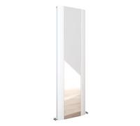 Supreme Aluminium Designer Radiators Central Heating Heater Vertical White Double Panel Mirror - 470 x 1700mm