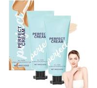 Supreme Creme All-Over Complexion Perfector,Cc Cream Body Coverage Perfector, Long Lasting Cc Cream Foundation, Evens Skin Toneand Light Foundation,Waterproof & Transfer,Resistant Skin Tint (2 Pcs)