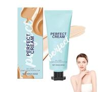 Supreme Creme All-Over Complexion Perfector, Concealer Cream Hydrating Full Coverage Concealer,Long-Lasting Cc Cream Foundation,Waterproof & Transfer-Resistant Skin Tint,Cc for Older Women (1 Pcs)