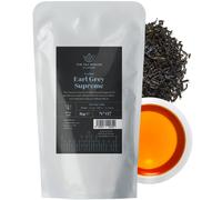 Supreme Earl Grey Tea Loose Leaf - Natural Blend of Sri Lankan Black Tea, Bergamot Extract & Blue Cornflowers - Rich Citrusy & Floral Notes - Easy to