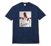Supreme FW16 Gucci Mane Tee Navy Character Printing Short Sleeve Unisex Navy Blue SS18-0224 M