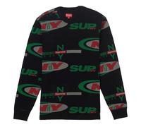 Supreme FW18 NY Waffle Thermal Black Round Neck Unisex SUP-FW18-912 S