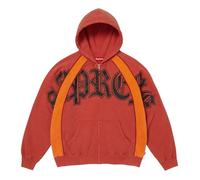 Supreme FW26 Paneled Zip Up Hooded Sweatshirt 'Burnt Orange' SUP-FW26-133-BORG M
