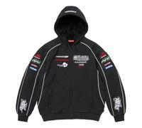 Supreme FW26 Racing Lined Zip Up Hooded Sweatshirt 'Black' SUP-FW26-040-BLK L