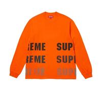 Supreme FW26 Reflective L/S T-Shirt 'Orange' SUP-FW26-071-ORG S