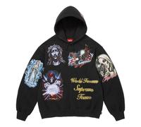 Supreme FW26 Stickers Hooded Sweatshirt 'Black' FW26SW67-BLACK XL