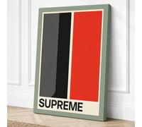 Supreme Geometry Minimalist Canvas Wall Art Print 18x12 Inch (46 x 30 cm)