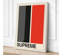 Supreme Geometry Minimalist Canvas Wall Art Print 24x16 Inch (61 x 41 cm)