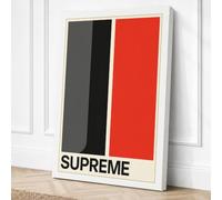 Supreme Geometry Minimalist Canvas Wall Art Print 36x24 Inch (91 x 61 cm)