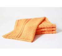 Supreme GUEST TOWELS for Bathroom 500GSM Supreme Egyptian Hotel Collection Super soft 100% Cotton Pack of 4 Absorbent and Quick Dry GUEST TOWELS Towels Set 40 cm x 60 cm (ORANGE)