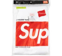 Supreme Hanes three-pack tank tops - White S-M-L-XXL