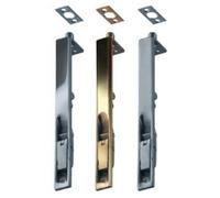 Supreme Heavy Duty Flush Bolt - Door Bolt for French Doors & Double Doors 100/150/200mm Brass/Chrome/Satin (200mm, Satin)