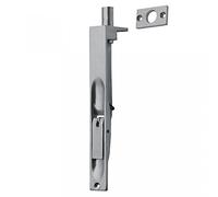 Supreme Heavy Duty Flush Bolt - Door Bolt for French Doors & Double Doors 100/150/200mm Brass/Chrome/Satin (150mm, Chrome)