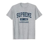 Supreme Louisiana LA Vintage Athletic Sports Design T-Shirt