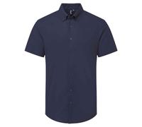 Supreme Oxford Short-Sleeved Formal Shirt Premier Navy 4XL