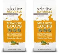 Supreme Petfoods Selective Naturals Meadow Loops for Rabbits with Timothy Hay and Thyme (Pack of 2)
