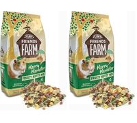 Supreme Petfoods Tiny Friends Farm Harry Hamster Fruity Nutty Mix, Various (Pack of 2)