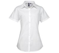 Supreme Poplin Short-Sleeved Shirt Premier White 26
