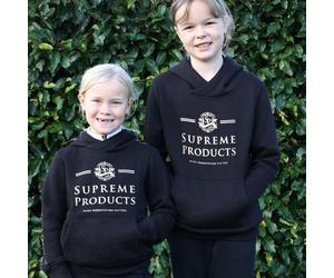 Supreme Products Active Junior Show Rider Hoodie Black/Gold - 11-12 Years