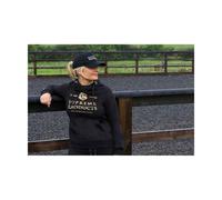 Supreme Products Active Show Rider Hoodie for Ladies Black/Gold - Extra Large