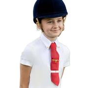 Supreme Products Champion Show Rider Button Short-Sleeved Competition Shirt in Cream | Size: 5-6 Years Supreme Products Cream 5-6 Years