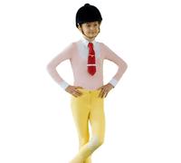 Supreme Products Champion Show Rider Quarter Zip Long-Sleeved Competition Shirt in Pink | Size: 7-8 Years Supreme Products Pink 7-8 Years