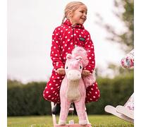 Supreme Products Children's Dotty Fleece Onesie - Small · Rosette Red