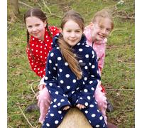 Supreme Products Children's Dotty Fleece Onesie - X-Large · Noble Navy