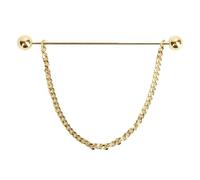 Supreme Products Classic Tie Pin (One Size) (Gold)