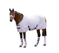 Supreme Products Dotted Horse Fleece Rug Lavish Lilac (4 3")