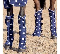 Supreme Products Dotty Fleece Boots Navy - Small Pony