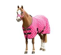 Supreme Products Dotty Fleece Horse Rug Paradise Pink (4 3")