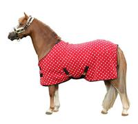 Supreme Products Dotty Fleece Horse Rug Red (3 6")