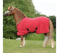 Supreme Products Dotty Fleece Rug Rosette Red - 7'0"