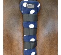 Supreme Products Dotty Fleece Tail Guard Navy - Pony