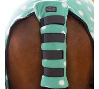 Supreme Products Fleece Dotted Horse Tail Guard Green (Cob/full)