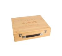 Supreme Products Gleaming Wooden Grooming Box - Brown