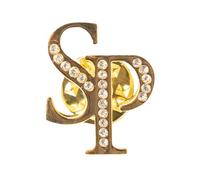 Supreme Products Glitz & Glam Collar Pin (One Size) (Gold/Silver)
