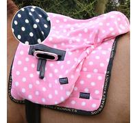 Supreme Products Ride on Dotty Fleece Saddle Cover - One Size