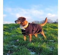 Supreme Products Royal Occasion Fleece Dog Coat - S · Black